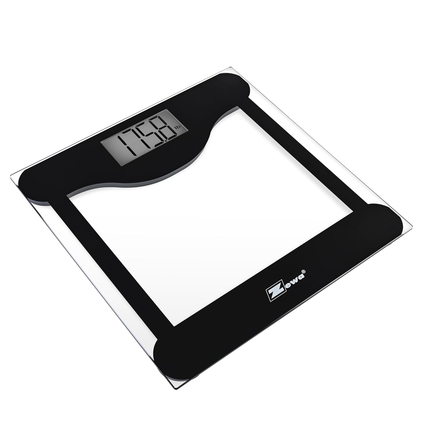 Zewa Digital Bathroom Scale with Tempered Glass 1