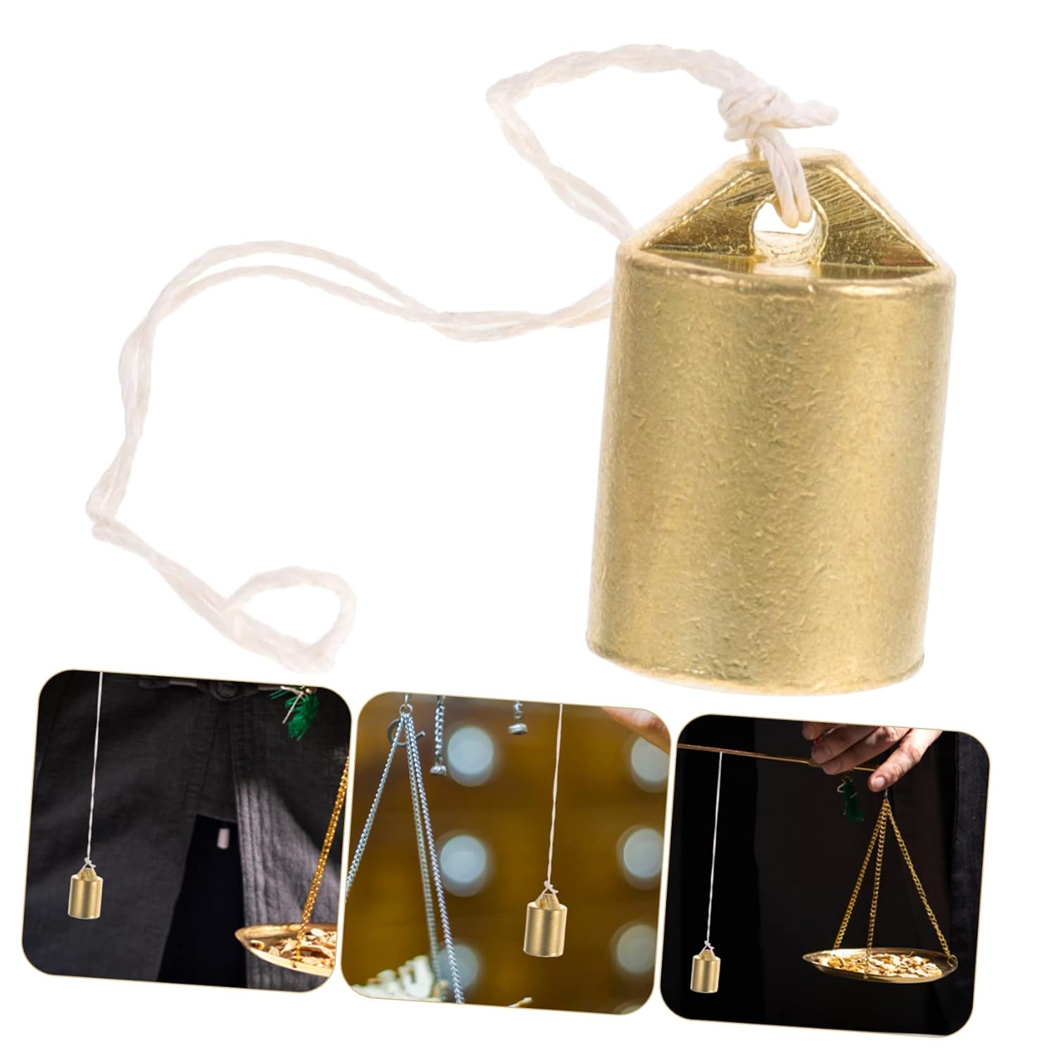 GLEAVI 4pcs Copper Scale Weights for Tea Herbs and Jewelry