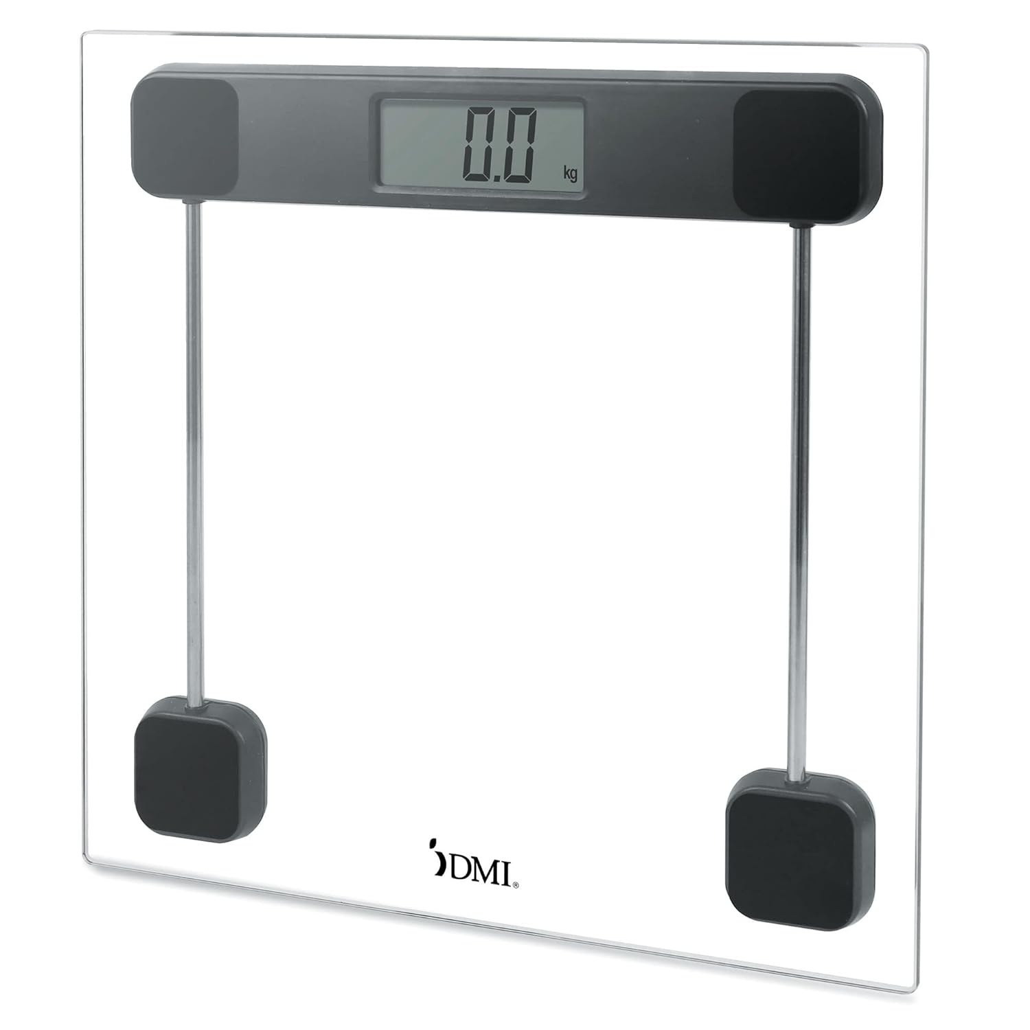 DMI Tempered Glass Digital Scale with Auto-on 440 LBS Capacity