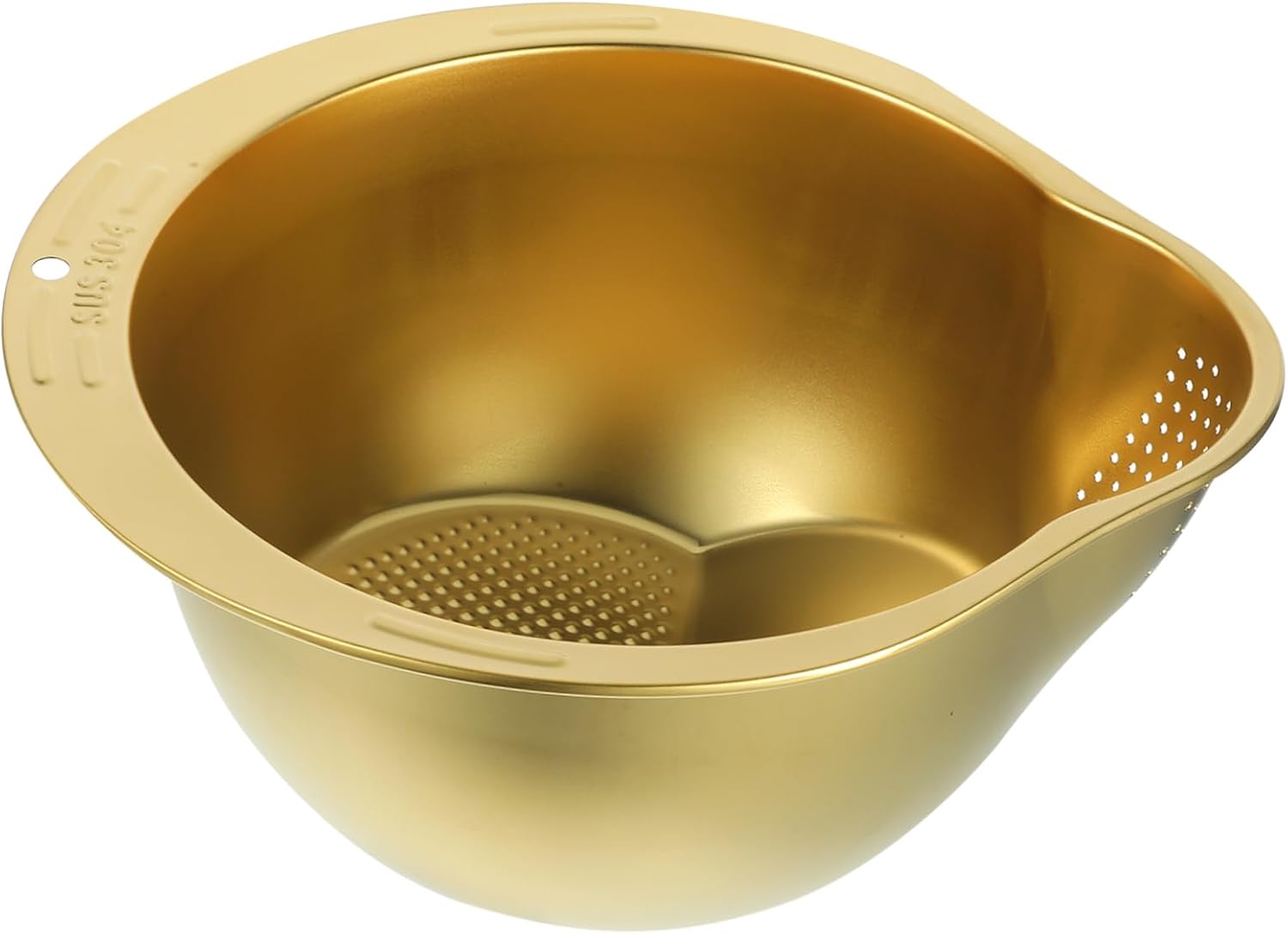 Hoement Stainless Steel Colander with Fine Mesh Drain Basket for Kitchen Use