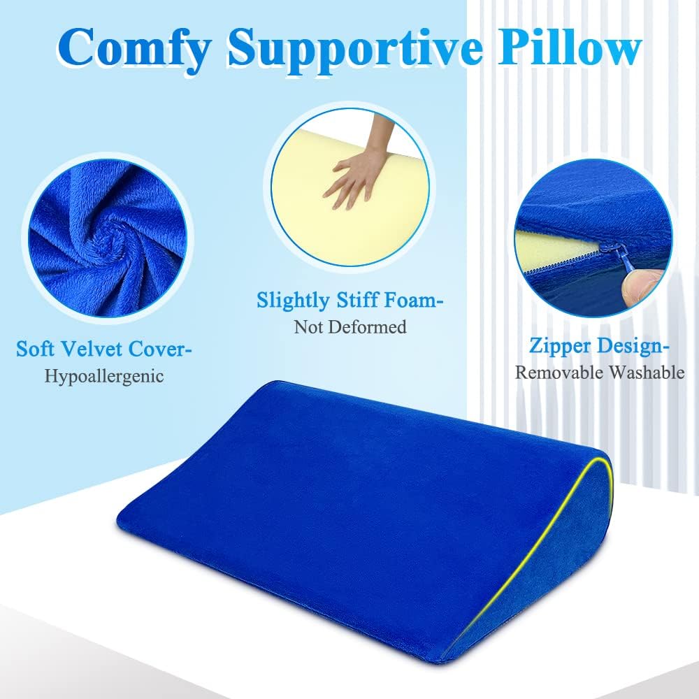 AOSSA Wedge Pillow for After Surgery and Snoring Relief