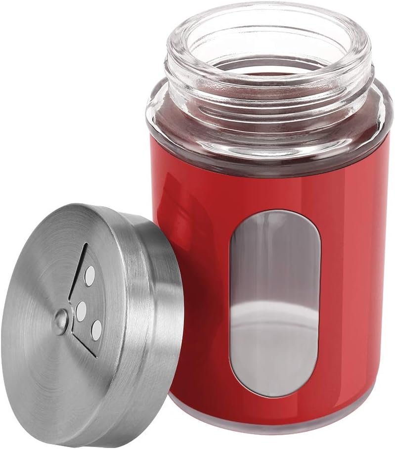 Accmor 2pcs Salt and Pepper Shakers in Red