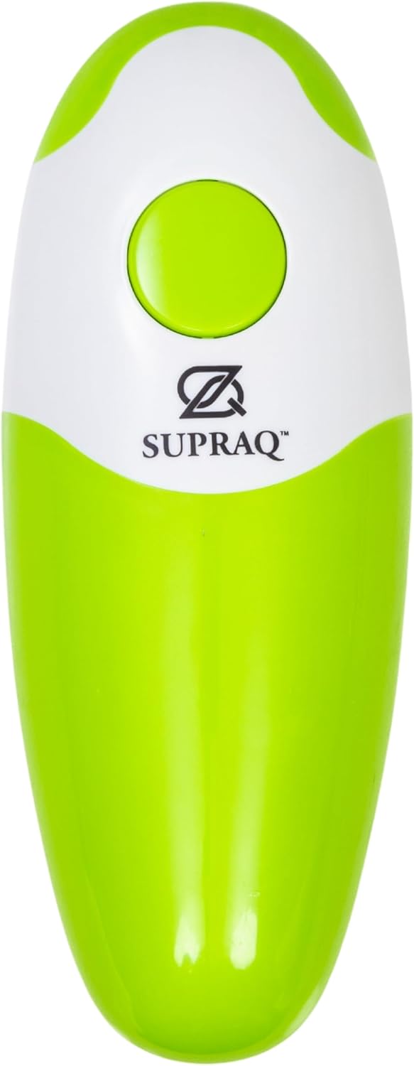 SUPRAQ Electric Can Opener with Smooth Edge Green 1