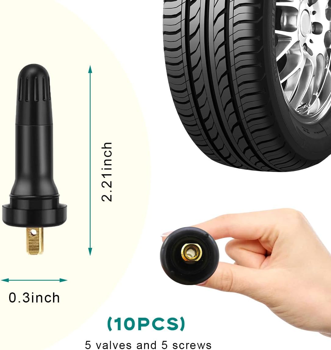 Sylvil 10PCS TPMS 20008 Valve Stem Replacement