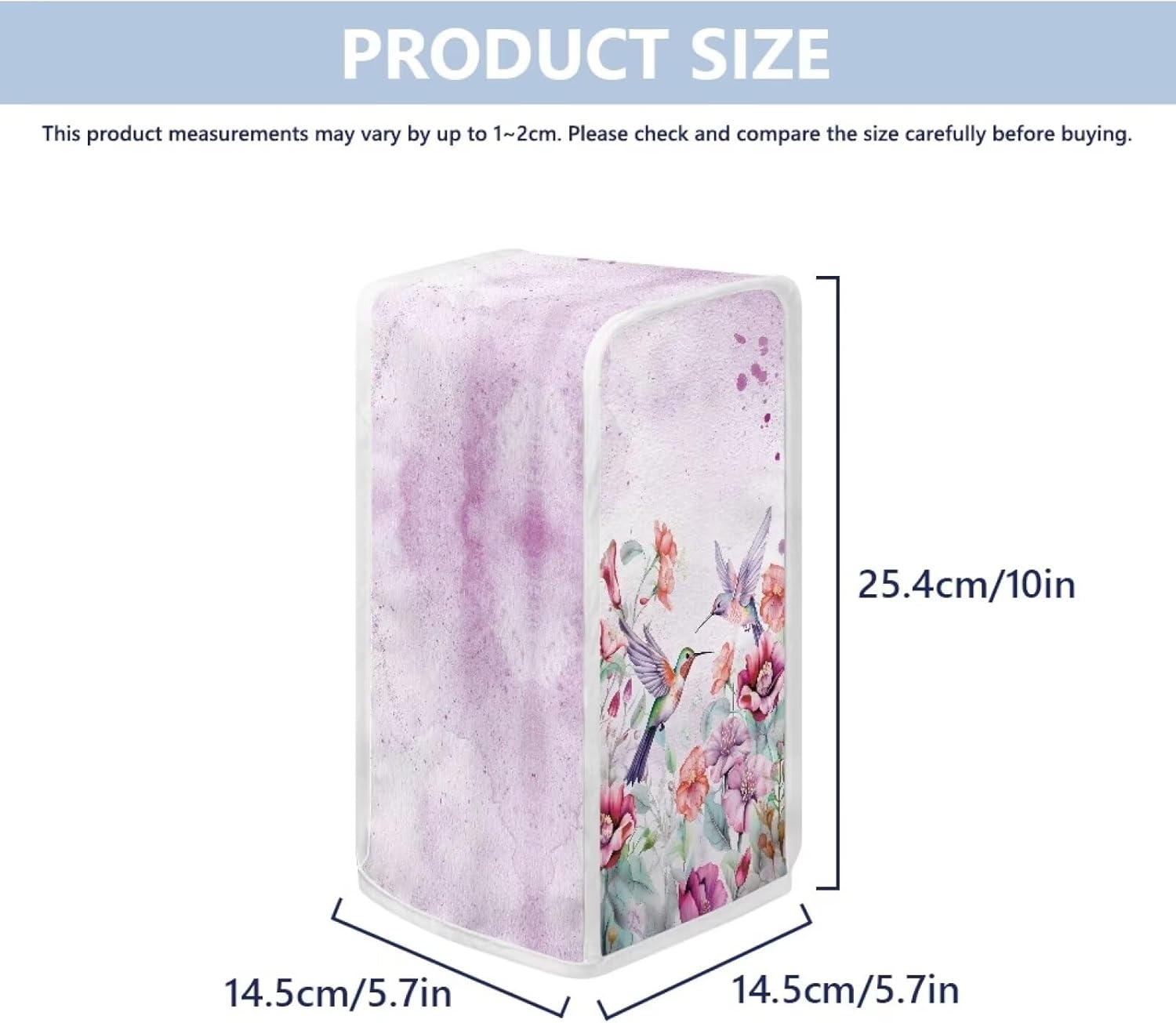 DISNIMO Pink Floral Can Opener Cover