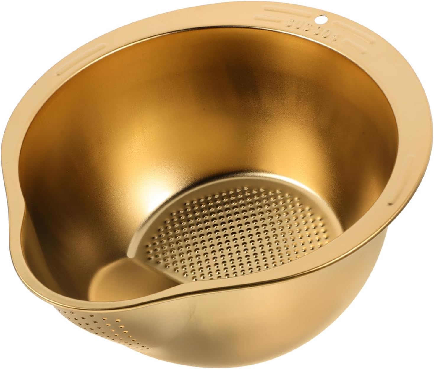 Convenient Colander with Fine Mesh for Rice and Vegetables