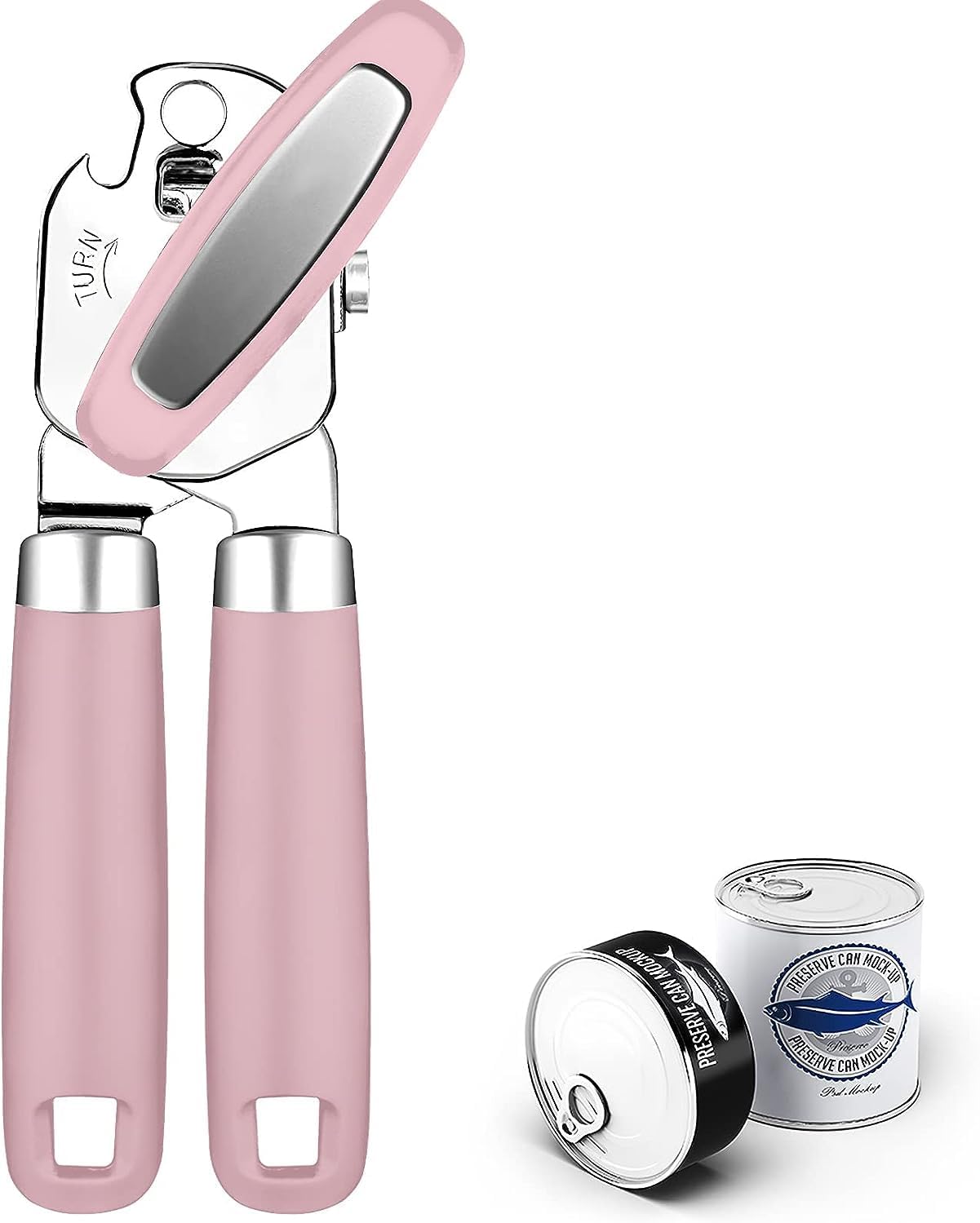 OUTWAY 3-In-1 Can Opener with Bottle Opener and Lever