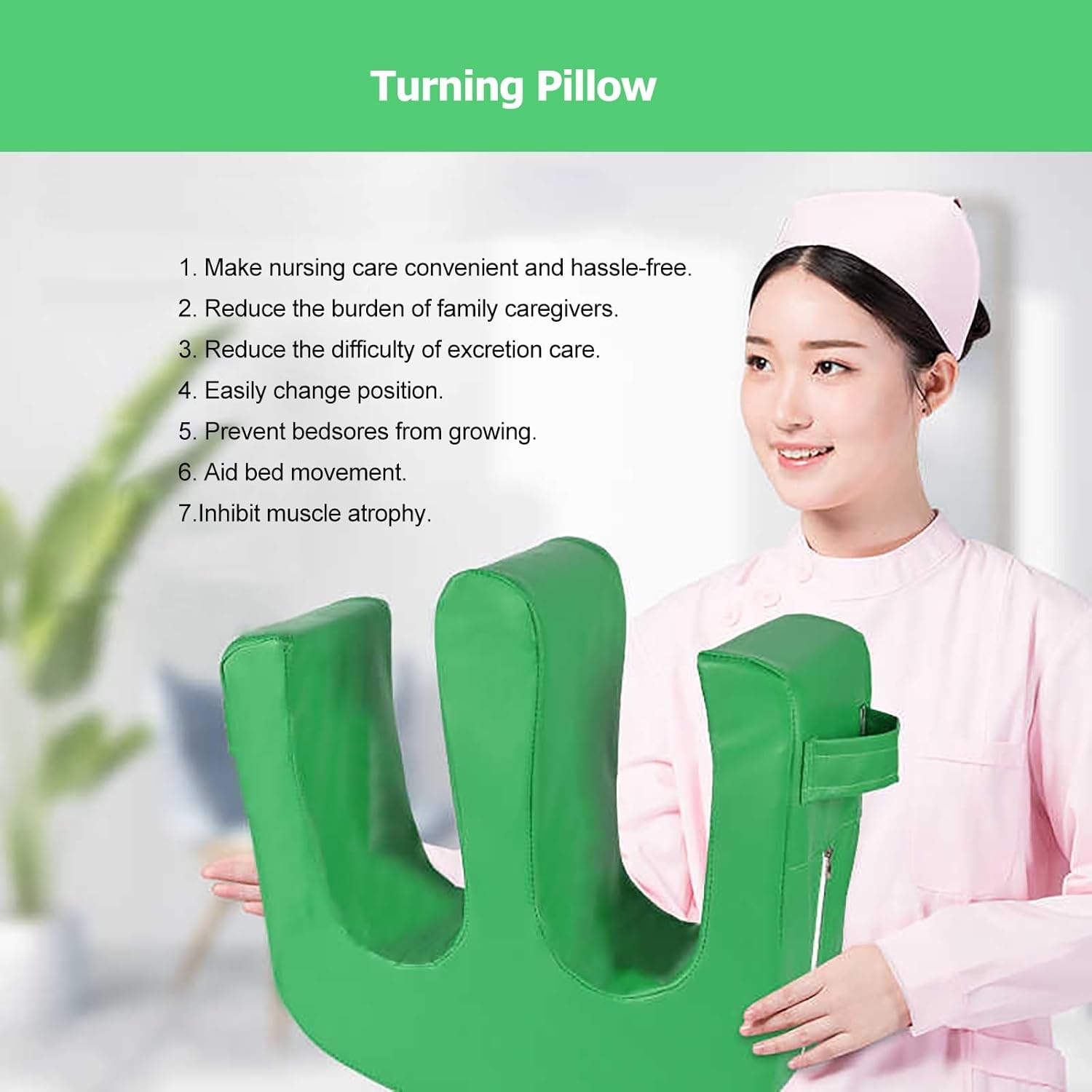 HAIXHX Anti-Bedsore Bedroll Turning Pillow for Elderly Patients