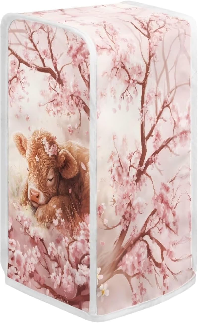 Goronwyfloyd Cow and Pink Cherry Can Opener Cover