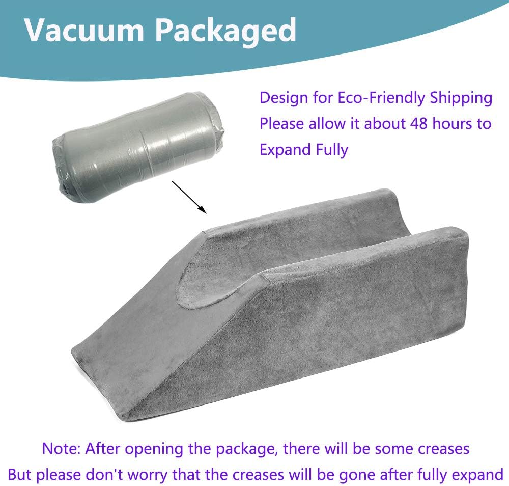 Zelen Leg Elevation Pillow for Sleeping and Recovery