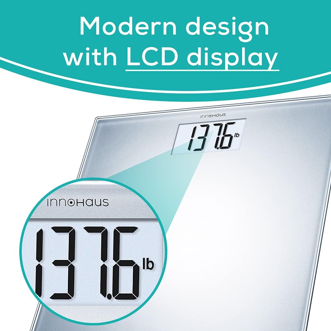 innoHaus AGS200 Digital Glass Body Scale 1