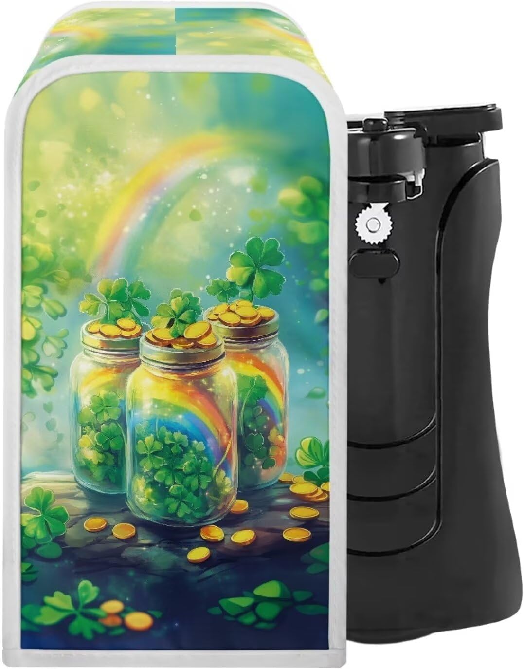 Hudotybom Rainbow Shamrock Can Opener Cover