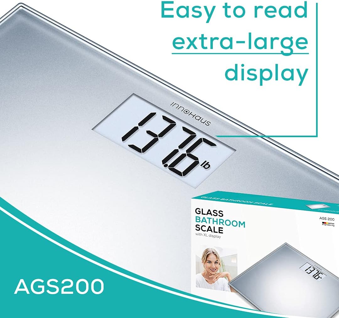 innoHaus AGS200 Digital Glass Body Scale 1