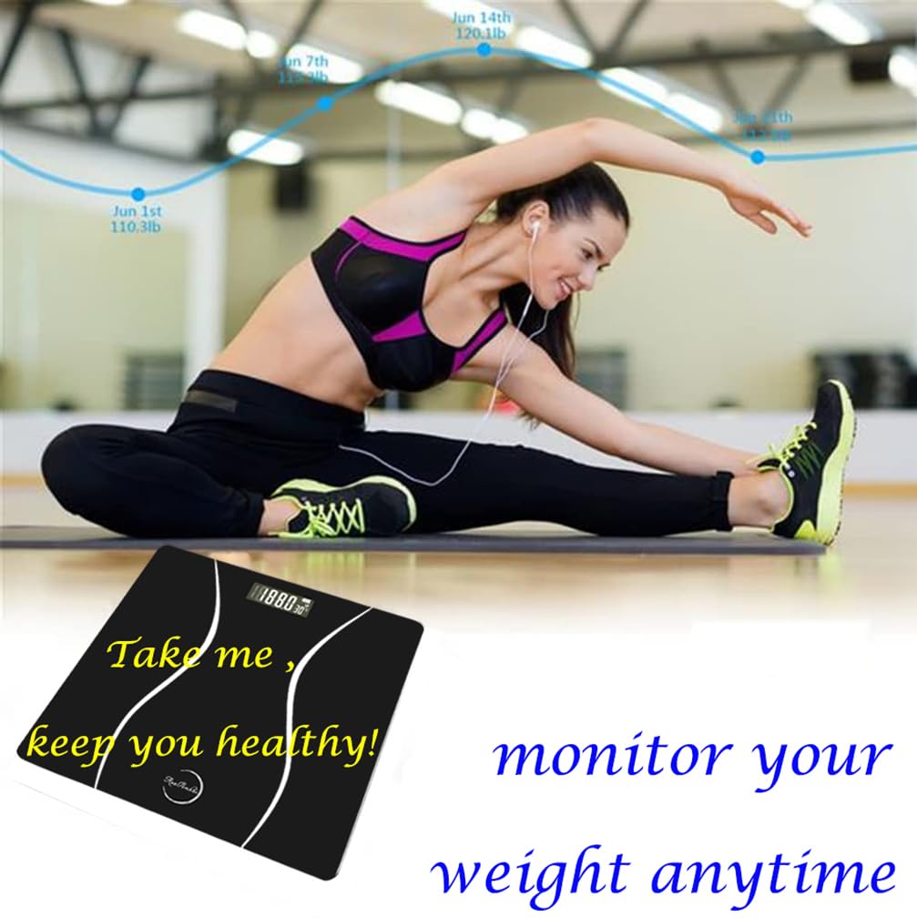 Digital Bathroom Scale with LBKG Conversion and 400LB Capacity
