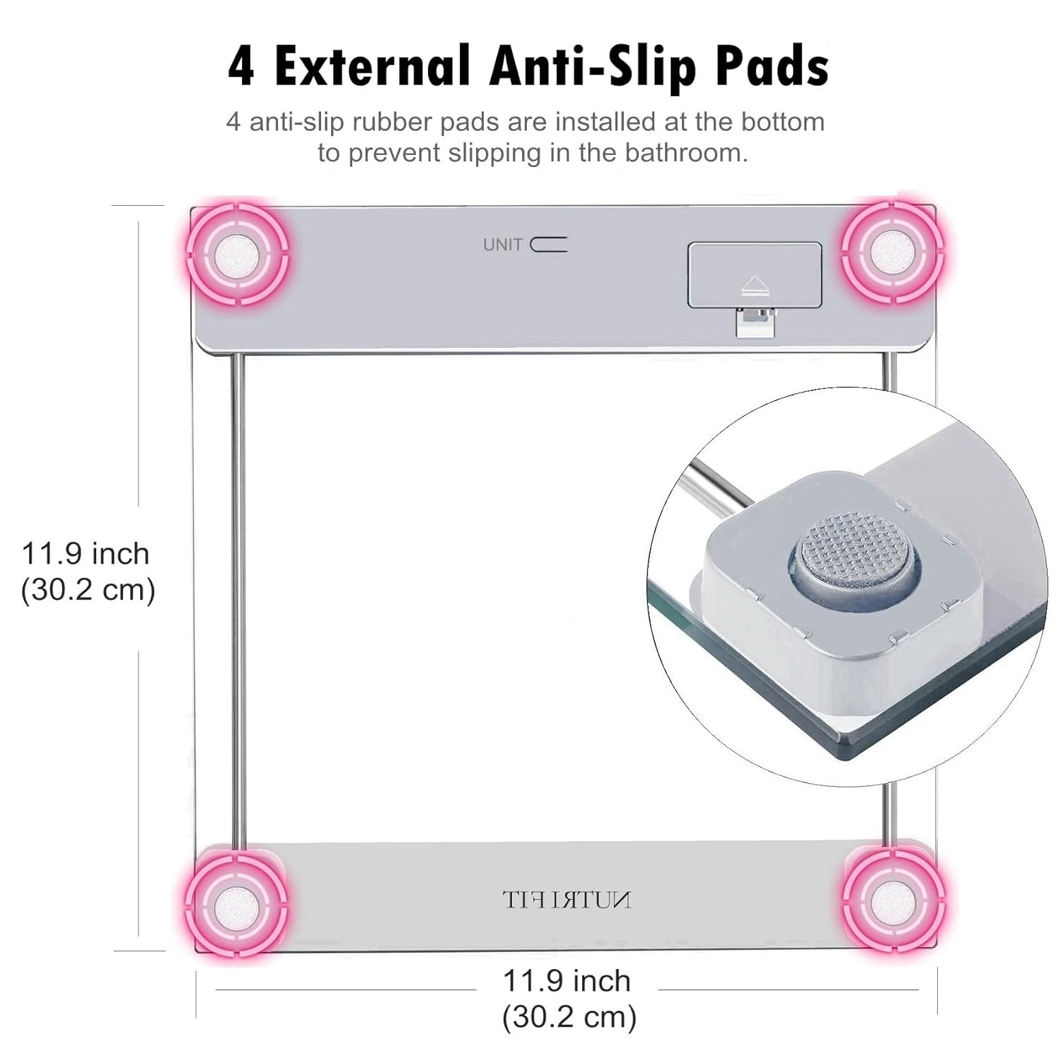 NUTRI FIT Digital Body Scale for Weight Loss