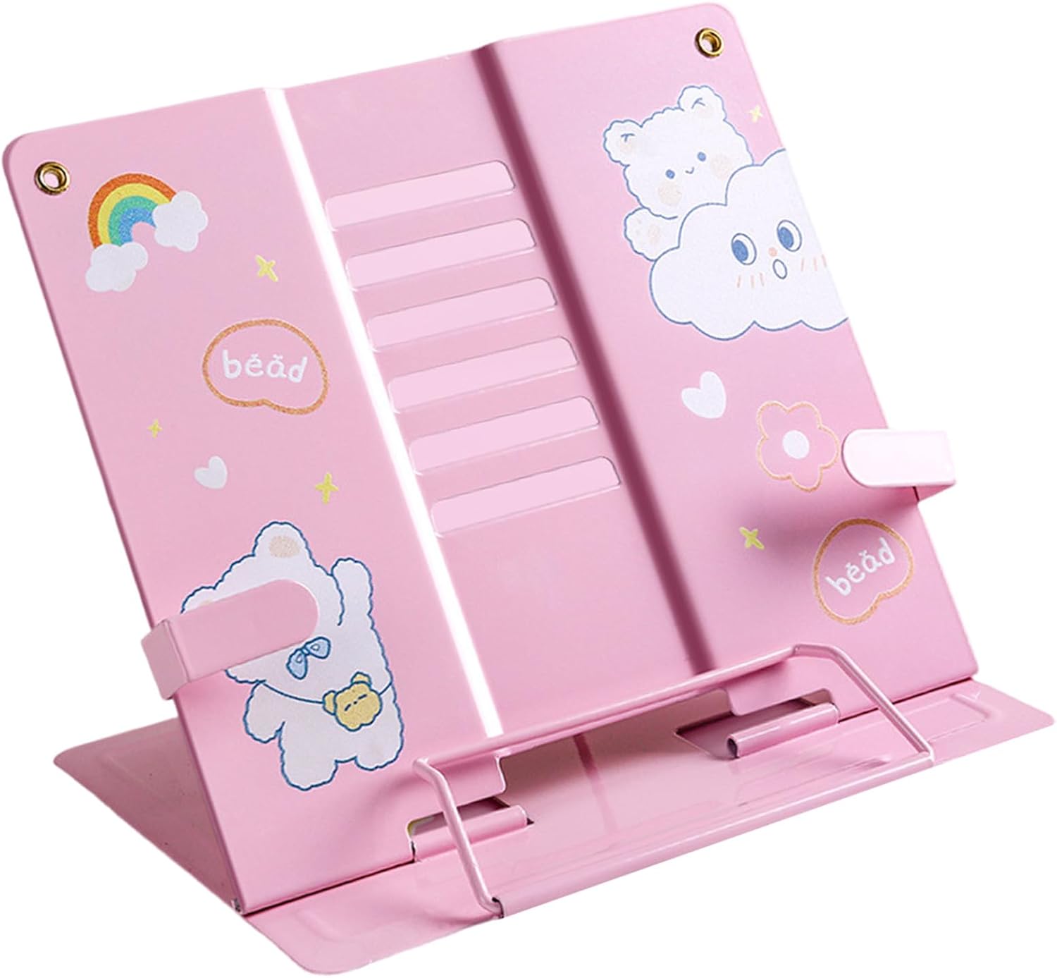 TOPFROP Foldable Metal Book Stand for Reading