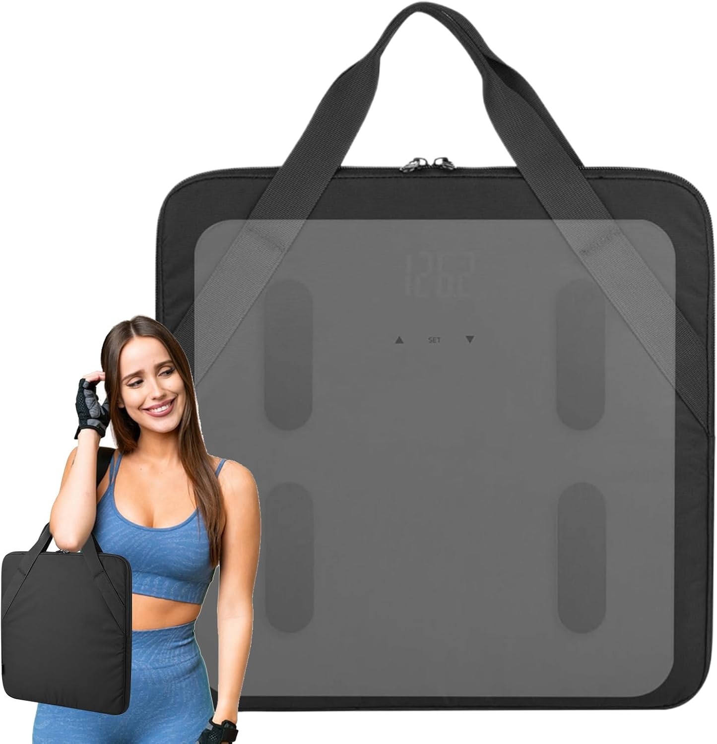 Weight Scale Carrying Case with Handle and Double Zipper