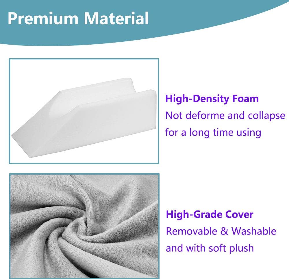 Zelen Leg Elevation Pillow for Sleeping and Recovery
