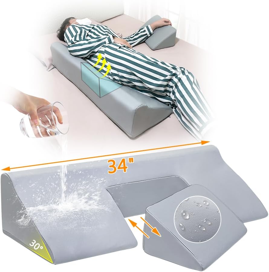 NEAUDE Medical Foam Wedge for Bed Sores and Pressure Relief