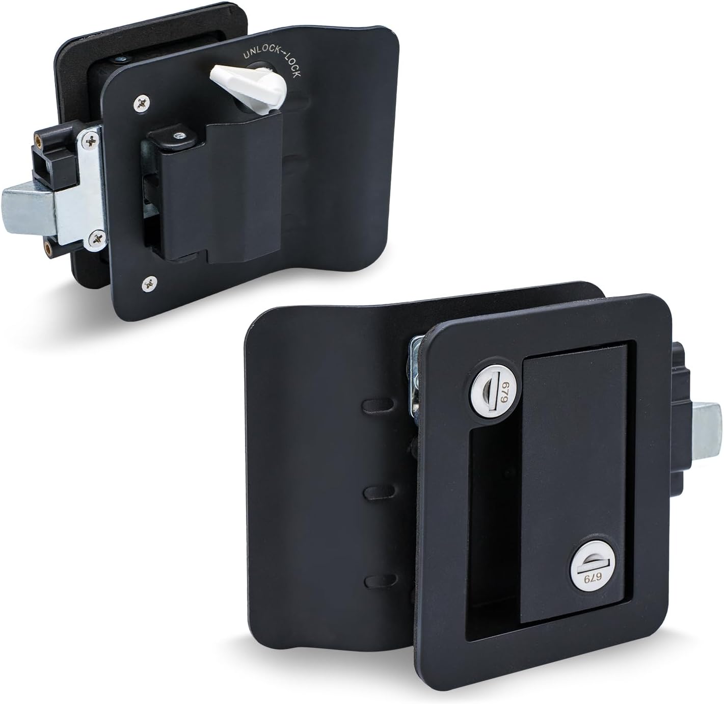 TSMST RV Door Locks with Paddle Deadbolt and 4 Keys