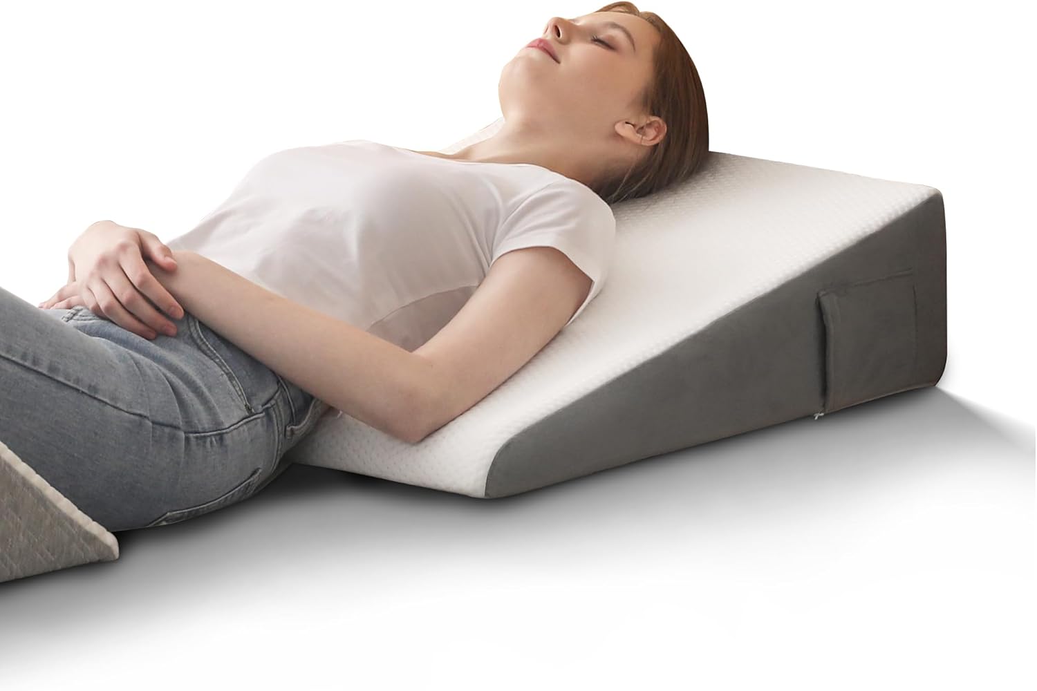 Hcore Bed Wedge Pillow for Sleeping and GERD Relief