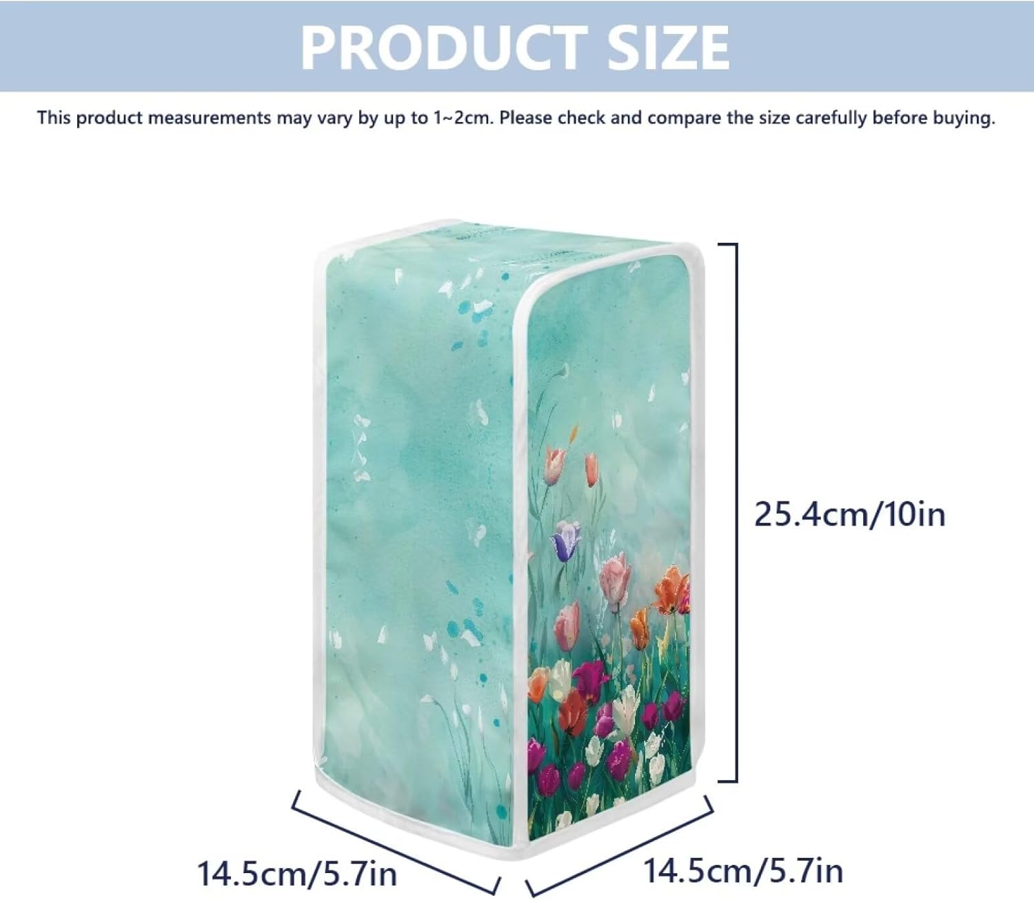 ZOUTAIRONG Colorful Tulip Can Opener Dust Cover