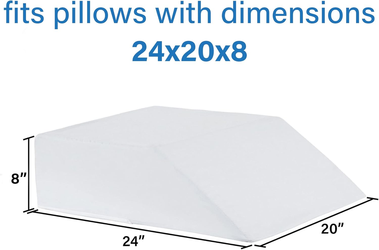 Vaunn Medical Bed Wedge Pillow Cover for Support