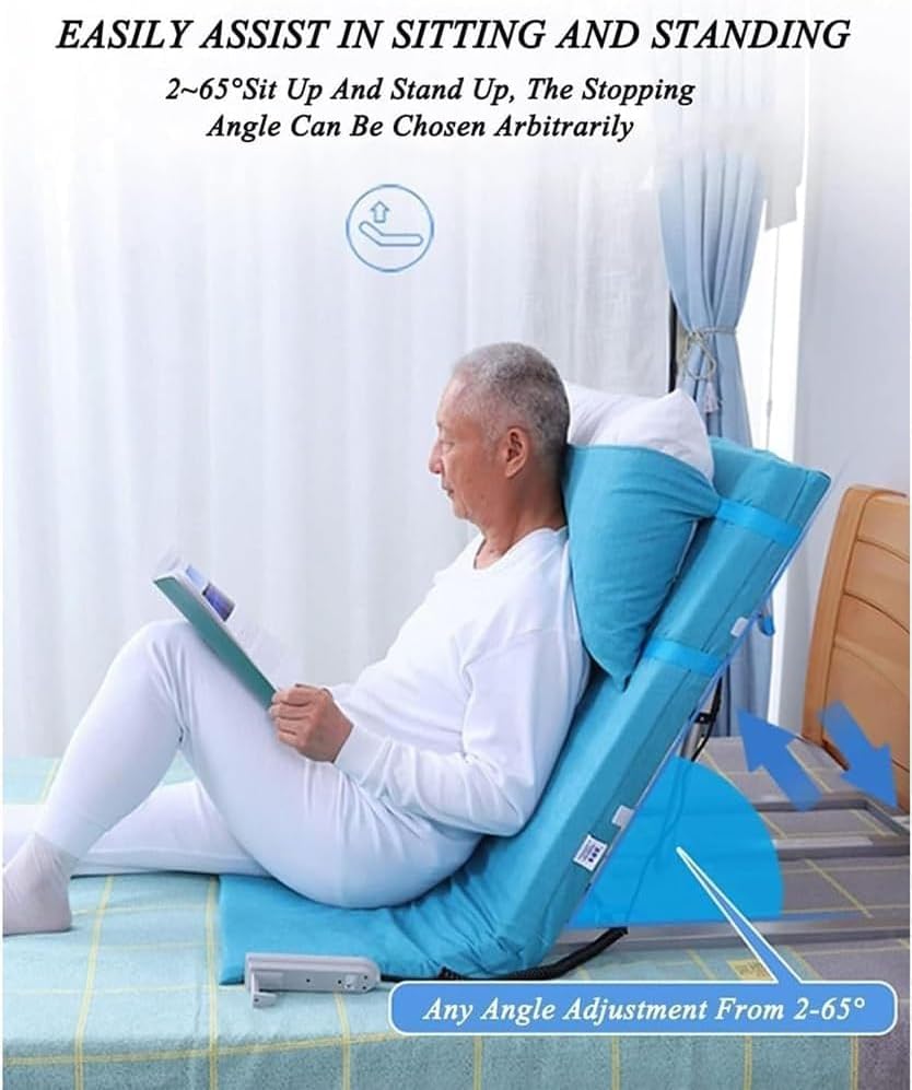 Adjustable Bed Backrest Pillow with Electric Pump System