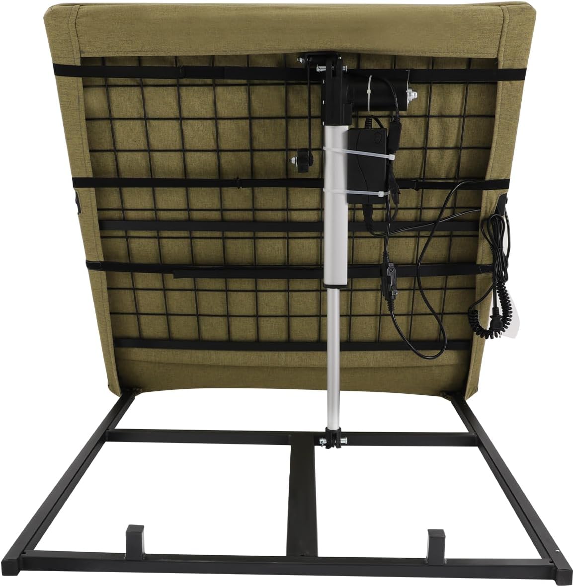 Electric Adjustable Bed Back Rest for Elderly and Disabled 300lbs Capacity Green