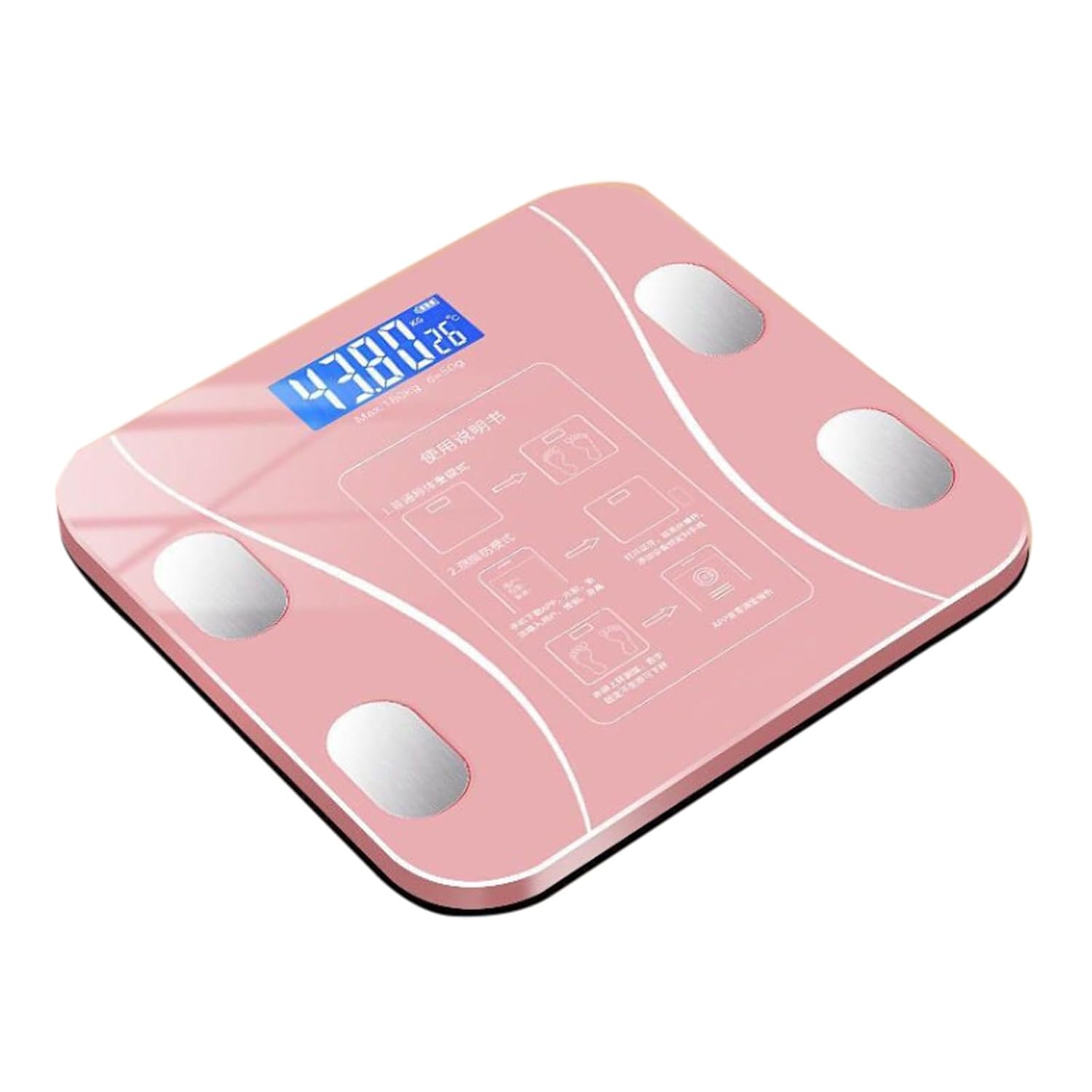 Gooddyiyukey 2024 Accurate Digital Bathroom Scale with BMI and Fat Analysis
