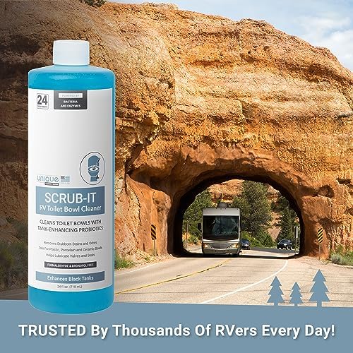 Unique Scrub-It RV Toilet Bowl Cleaner Liquid - 24 oz