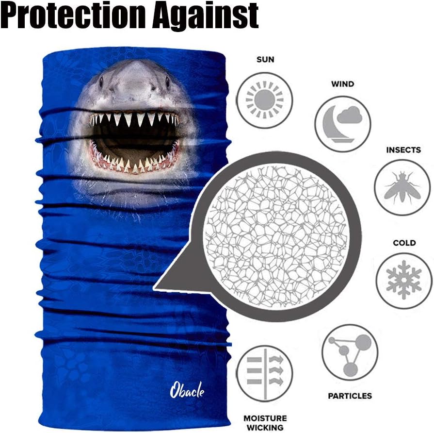 Obacle 3D Animal Bandana Face Mask for Men Women