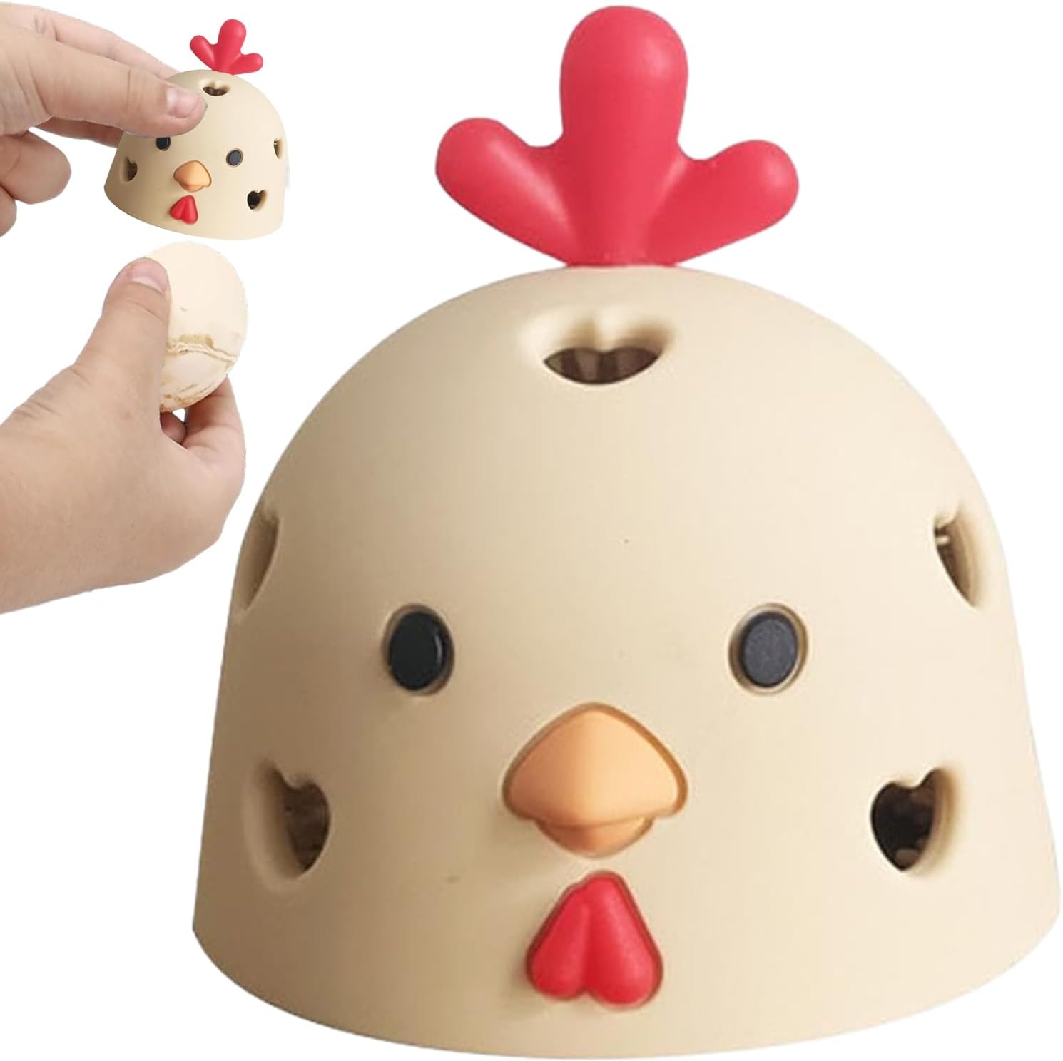 Cute Egg Scrubber Chicken Shape for Fresh Eggs