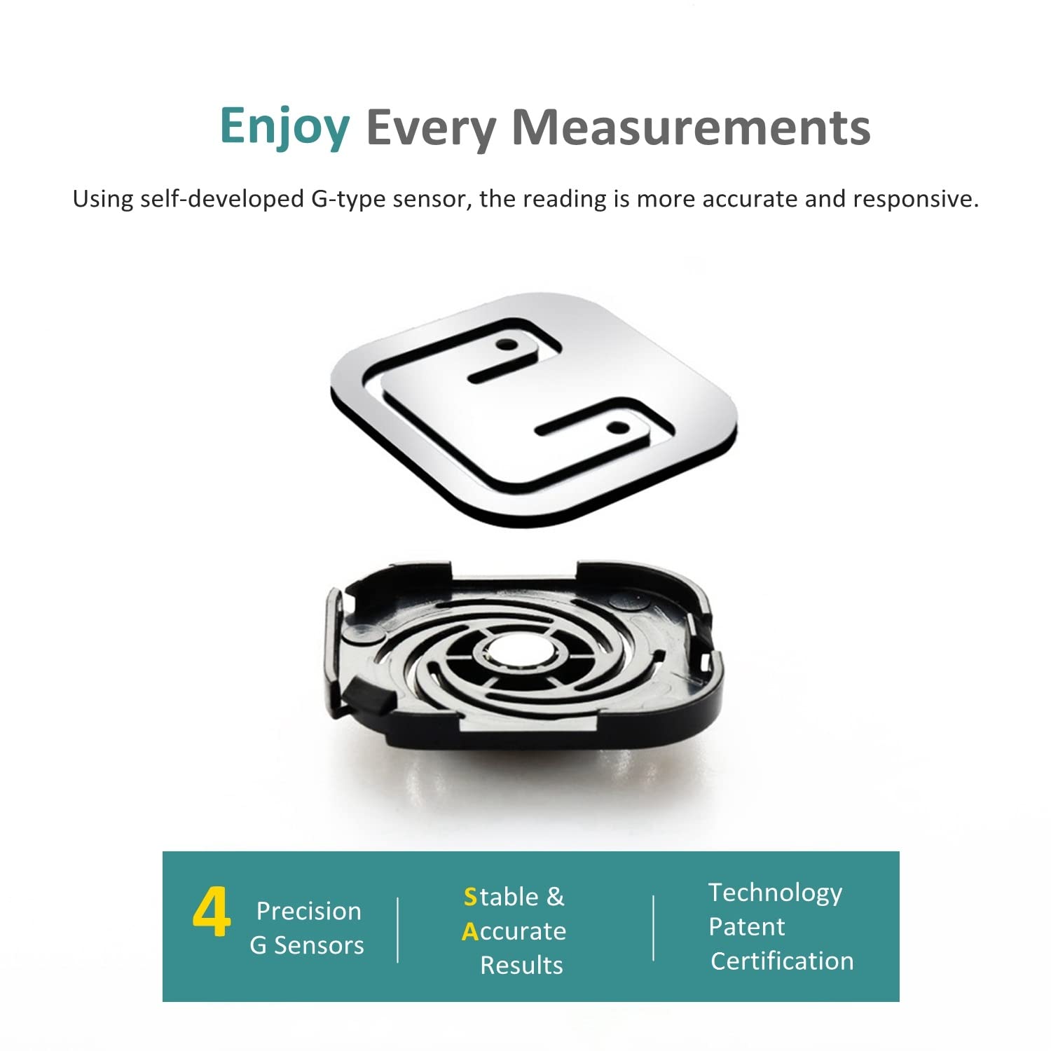 NUTRI FIT Digital Bathroom Scale with Step-on Tech and AAA Batteries