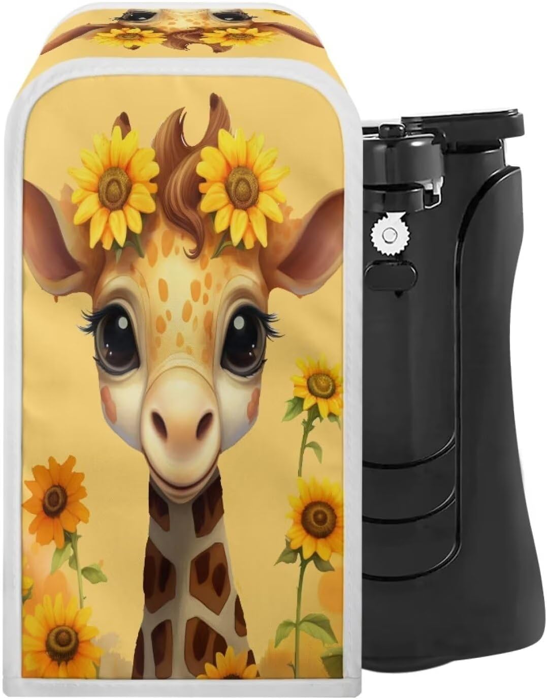 Flashideas Can Opener Dust Cover - Cute Giraffe Design