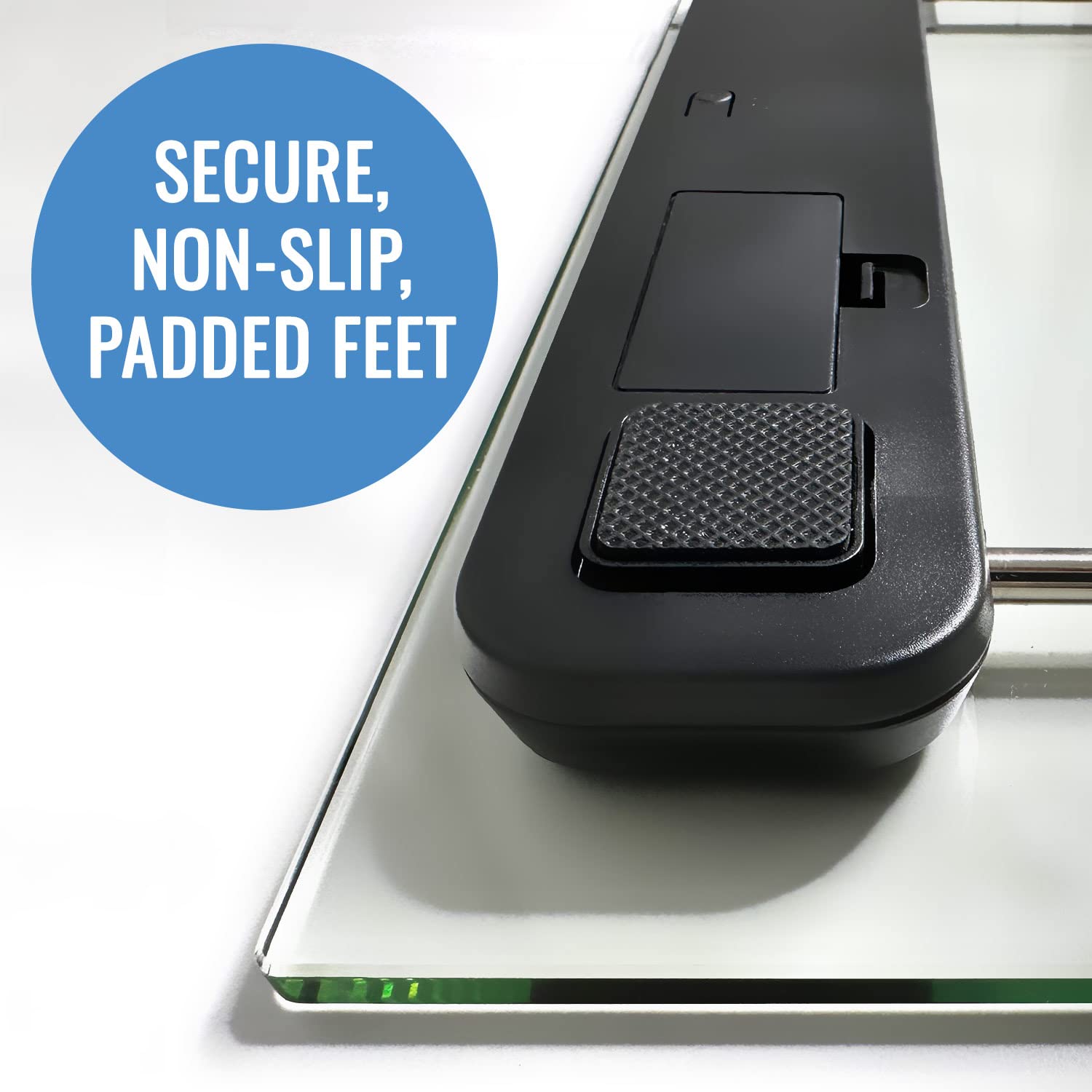 DMI Tempered Glass Digital Scale with Auto-on 440 LBS Capacity