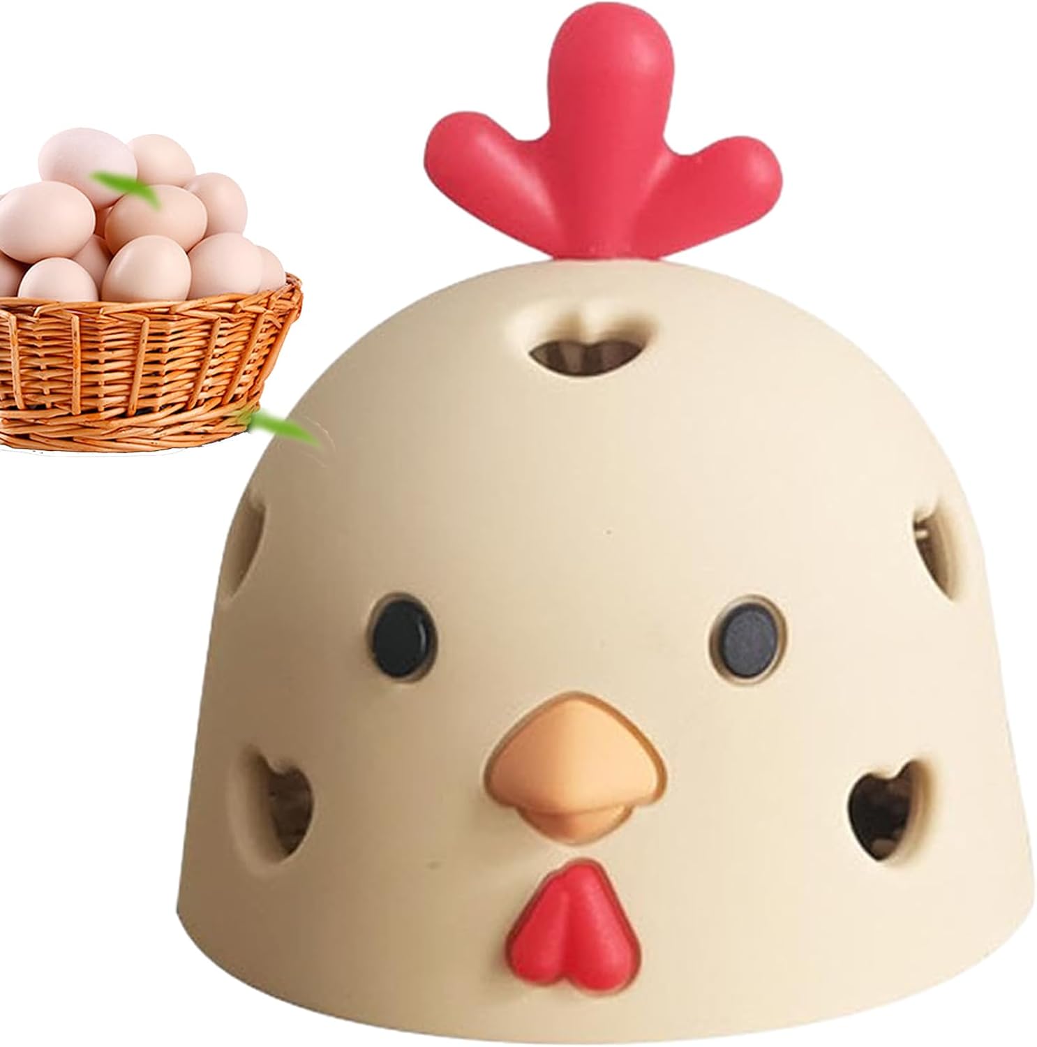 Cute Egg Scrubber Chicken Shape for Fresh Eggs