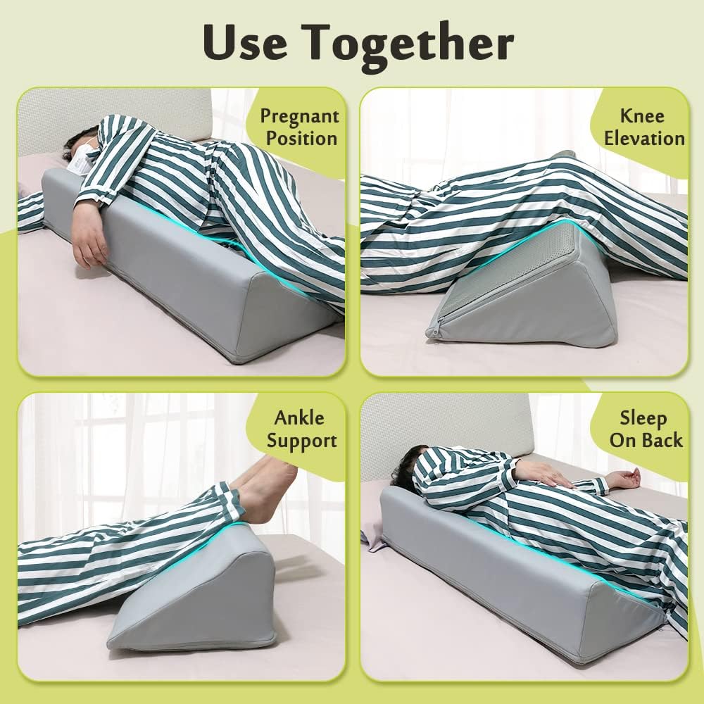 NEAUDE Medical Foam Wedge for Bed Sores and Pressure Relief