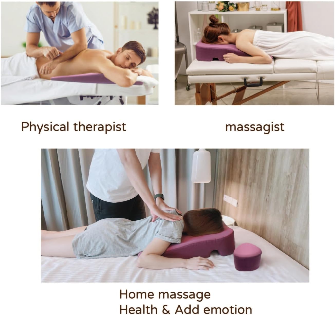 3 in 1 Prone Pillow with Removable Cover