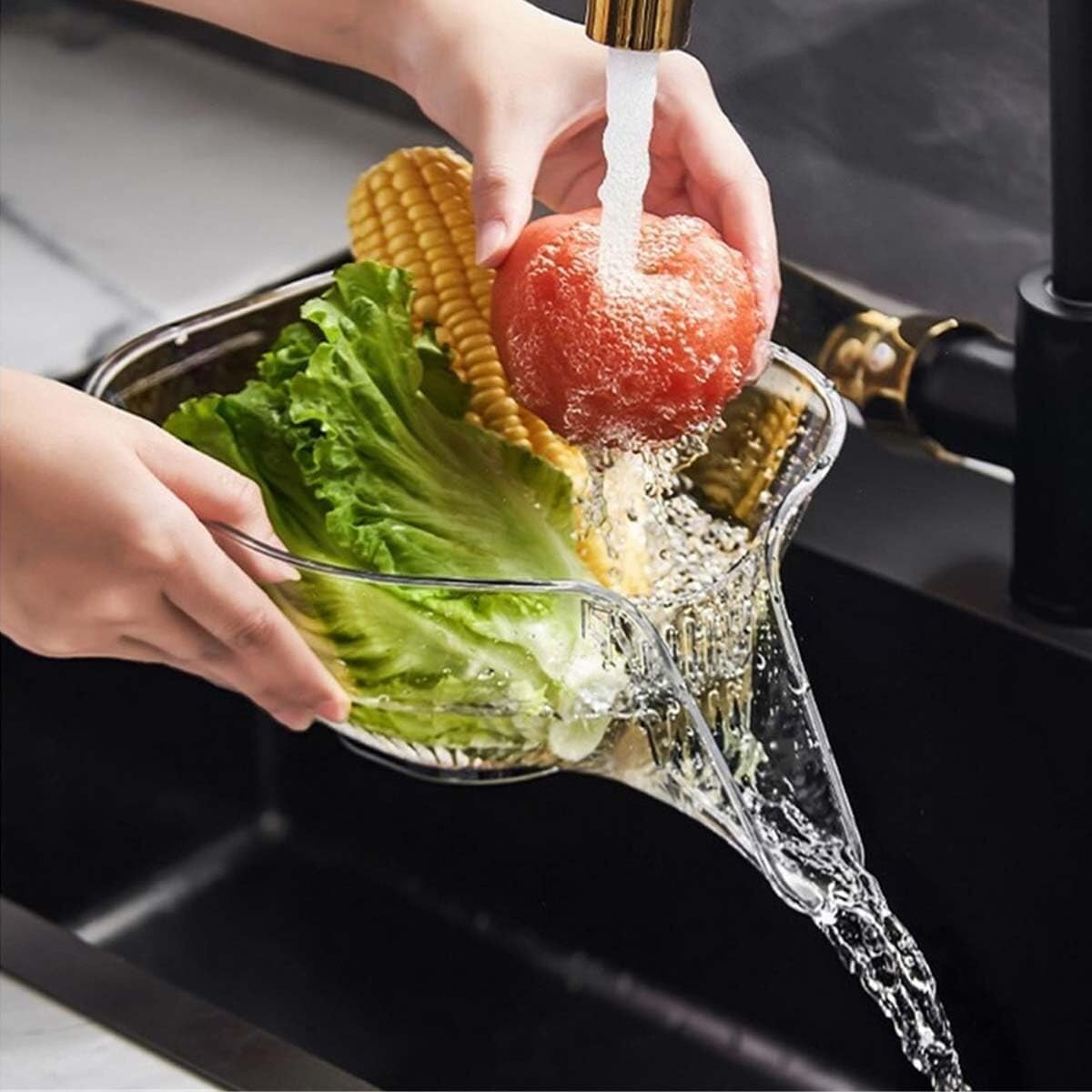 Bacion Multi-Functional Drain Basket for Kitchen Sink