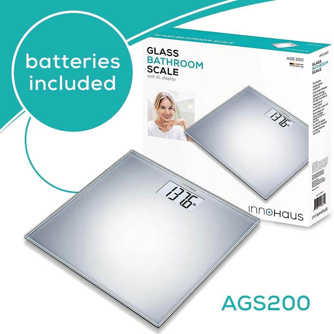 innoHaus AGS200 Digital Glass Body Scale 1