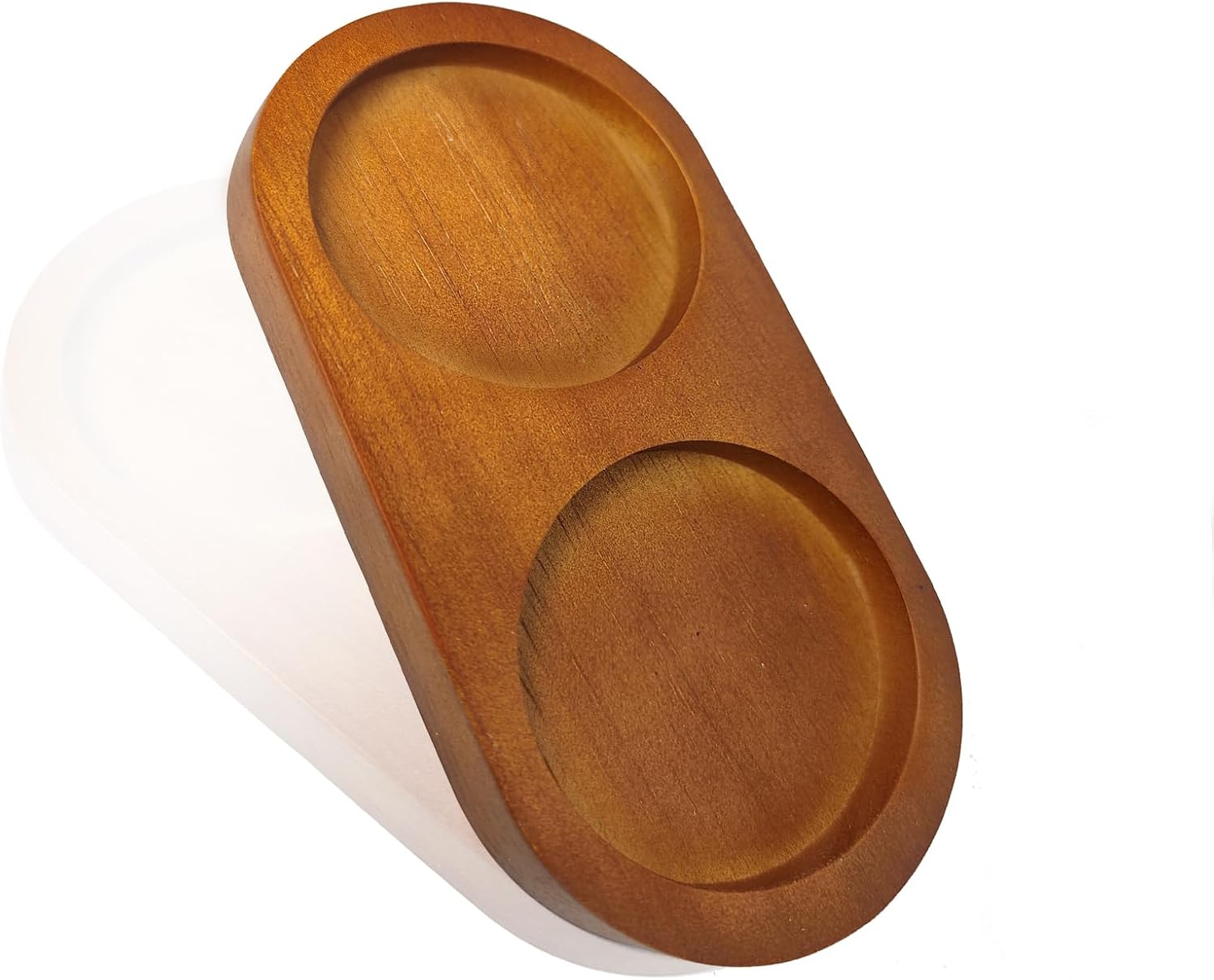 Hion Salt and Pepper Mill Tray - Rubberwood Elegant and Durable