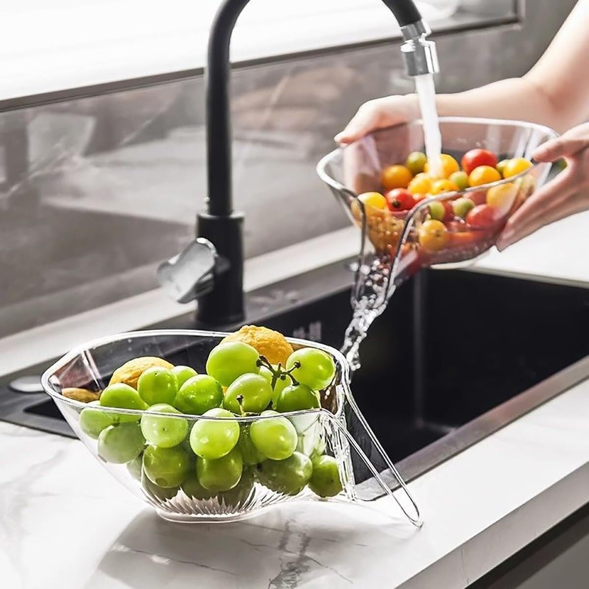 Bacion Multi-Functional Drain Basket for Kitchen Sink