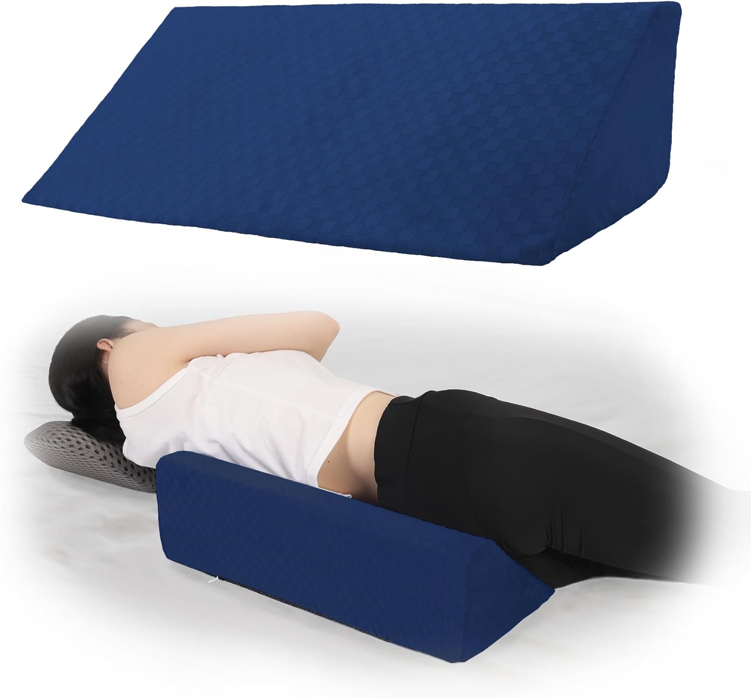 Jacobable Bed Wedge Pillow for Side Sleepers
