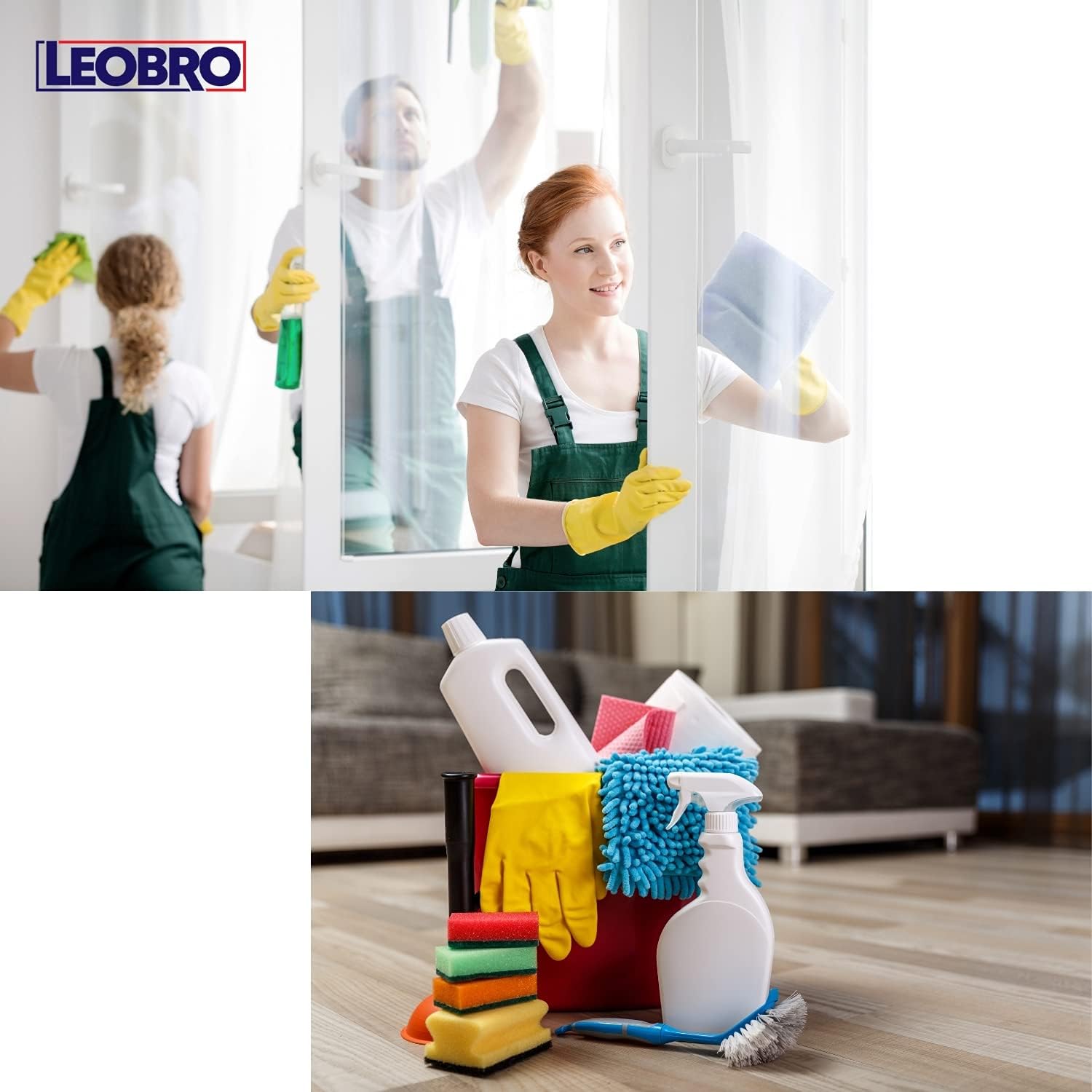 LEOBRO Hand Held Groove Gap Cleaning Brushes Pack of 4