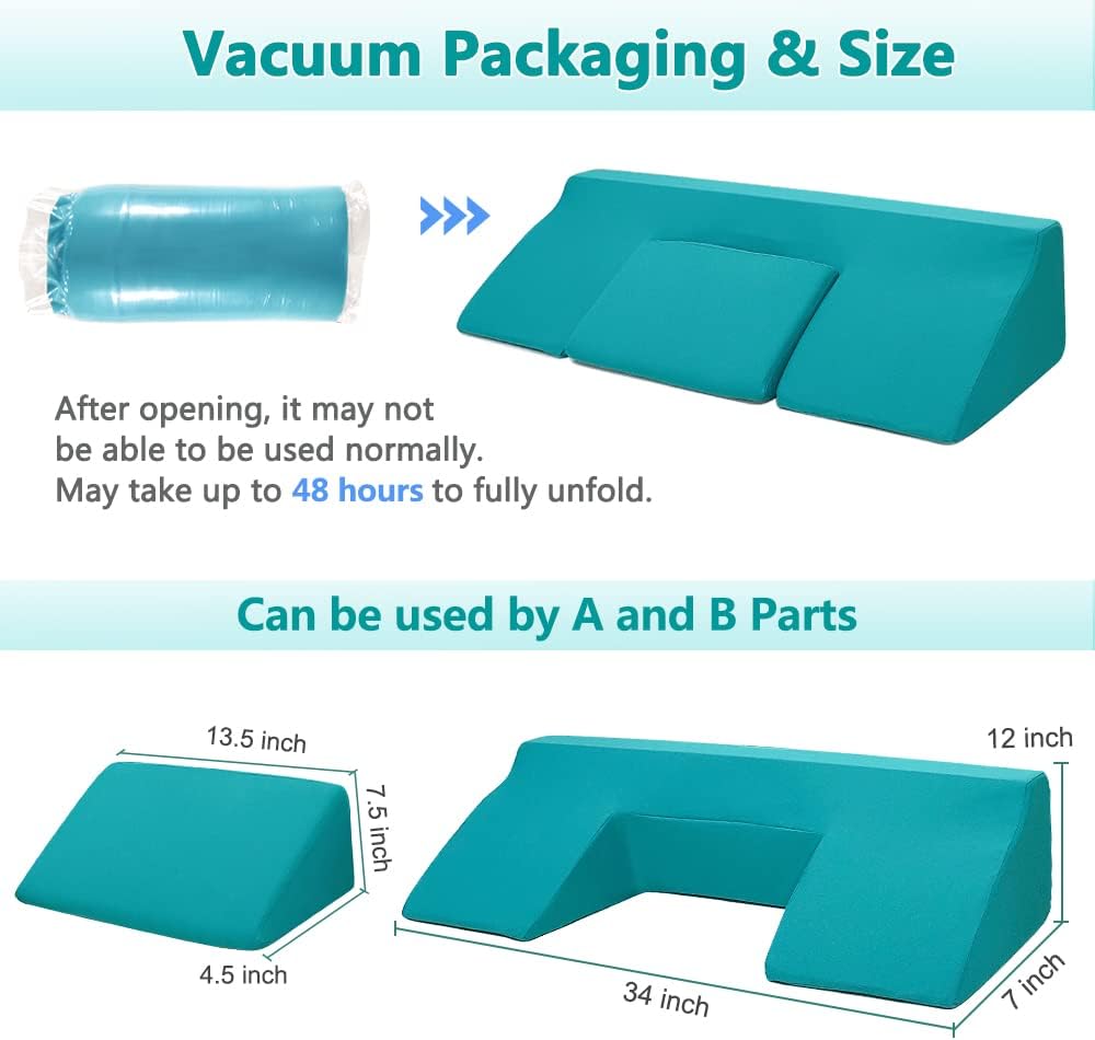 NEAUDE Bedsores Turning Wedge Pillow for Bedridden Patients