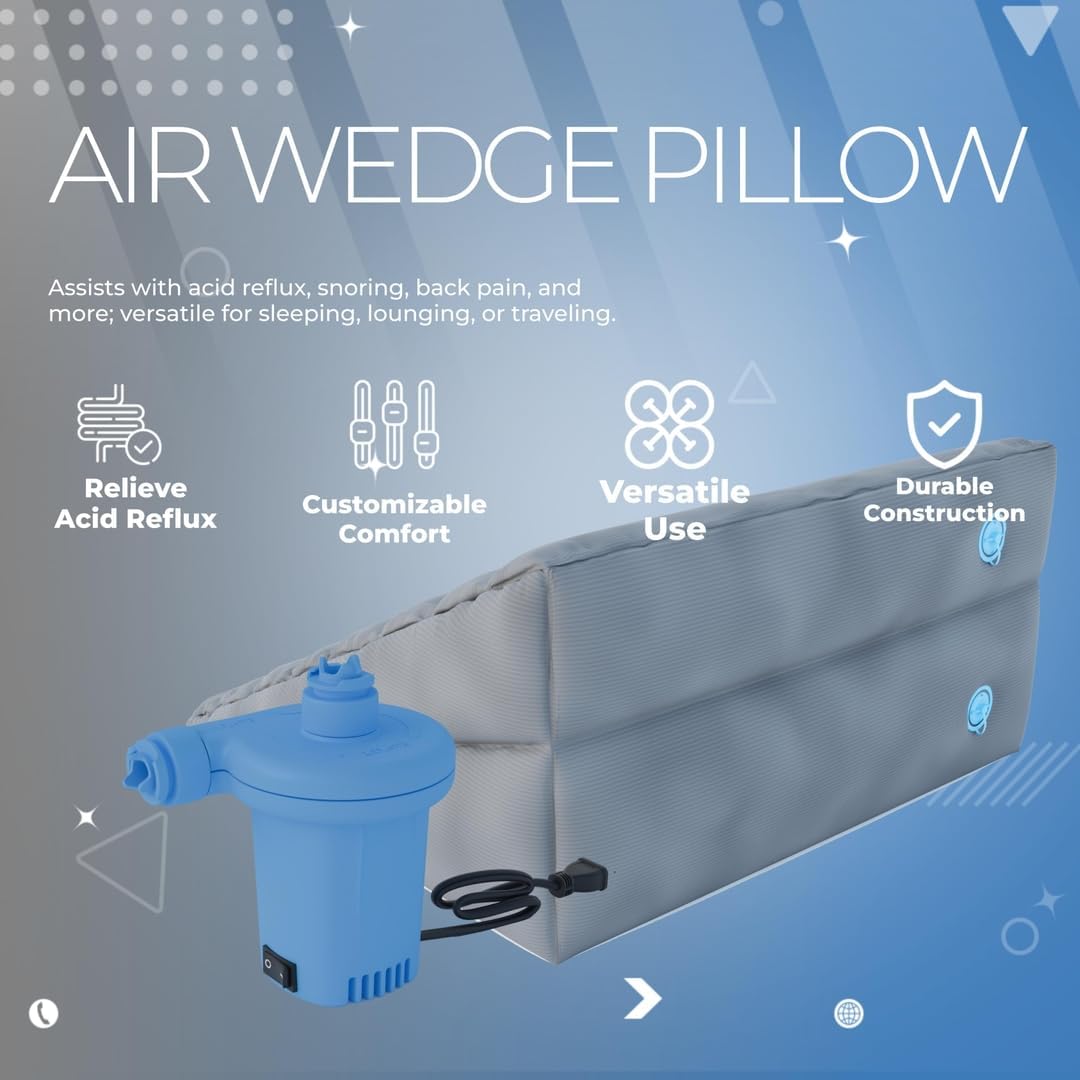 Thomasville Boyd Sleep Dual Chamber Air Wedge Pillow