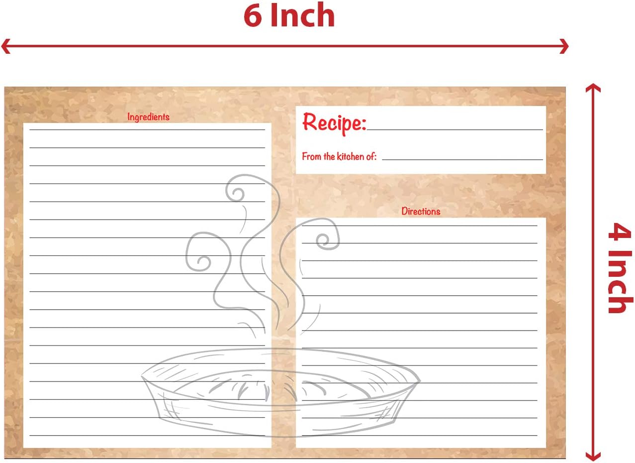 Better Crafts Kitchen Classics Recipe Cards 50 Double Sided