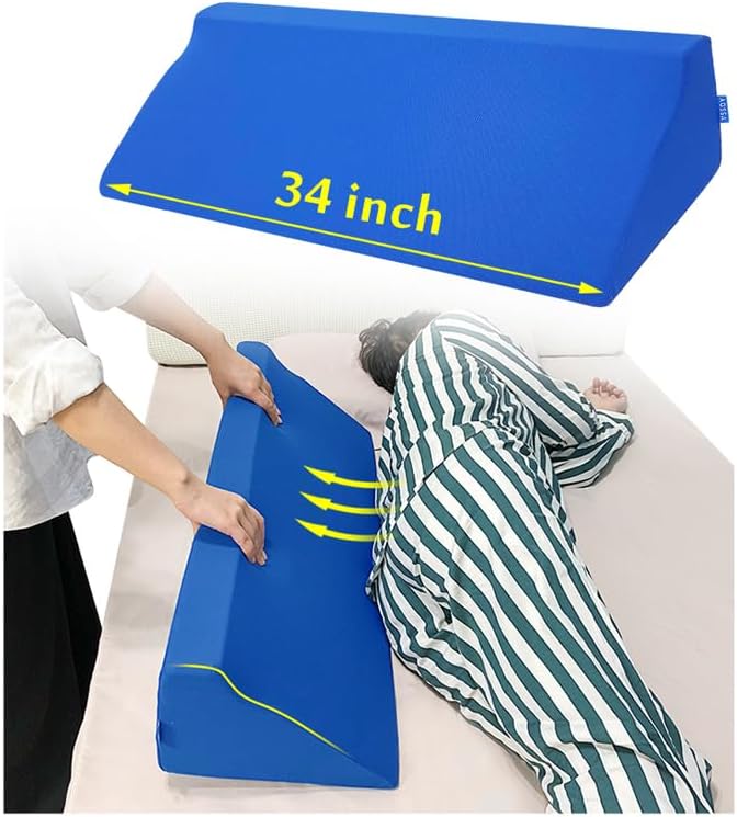 AOSSA 34 Wedge Pillow for Sleeping and Pressure Ulcer Prevention