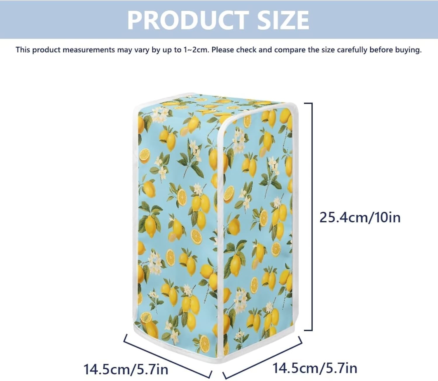 Annejudy Lemon Pattern Electric Can Opener Cover